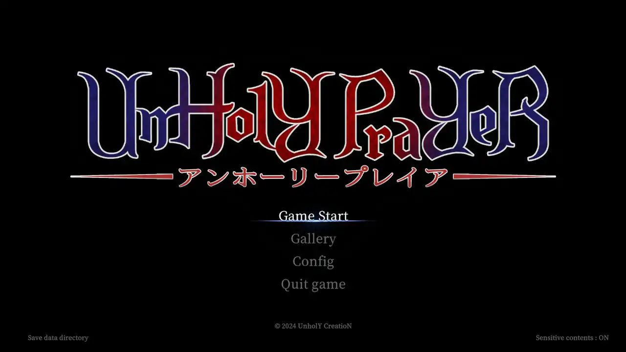 【日系ACT/动态/官中】UnHolY PraYeR  官方中文版【PC/0.86G/更新】