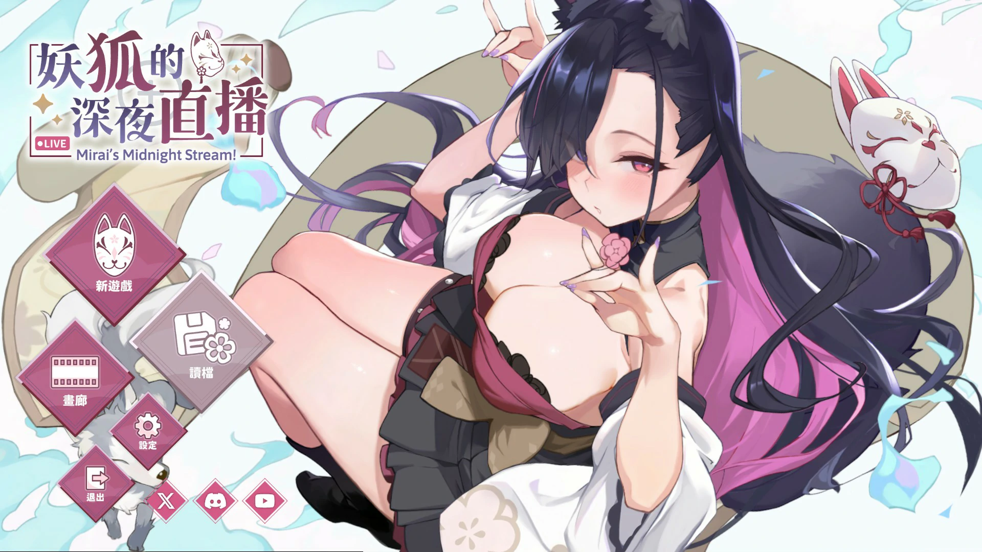 【SLG/动态/官中】妖狐的深夜直播 官方中文版【PC/1.32G/新作】
