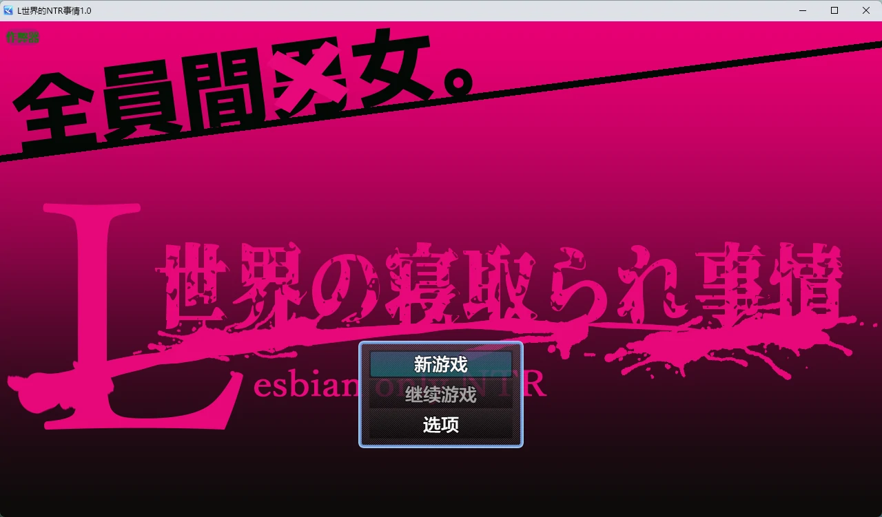 【日系RPG/AI汉化/扶她】L世界的NTR事情1.0 AI汉化版【PC+安卓/1.19G】